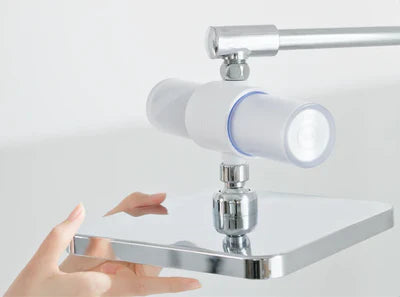 Reattach your showerhead and shower.